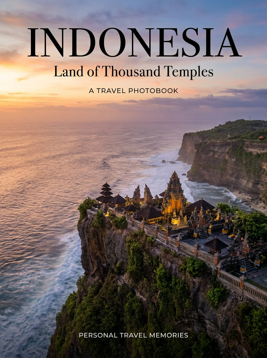 Indonesia Custom Travel Photobook