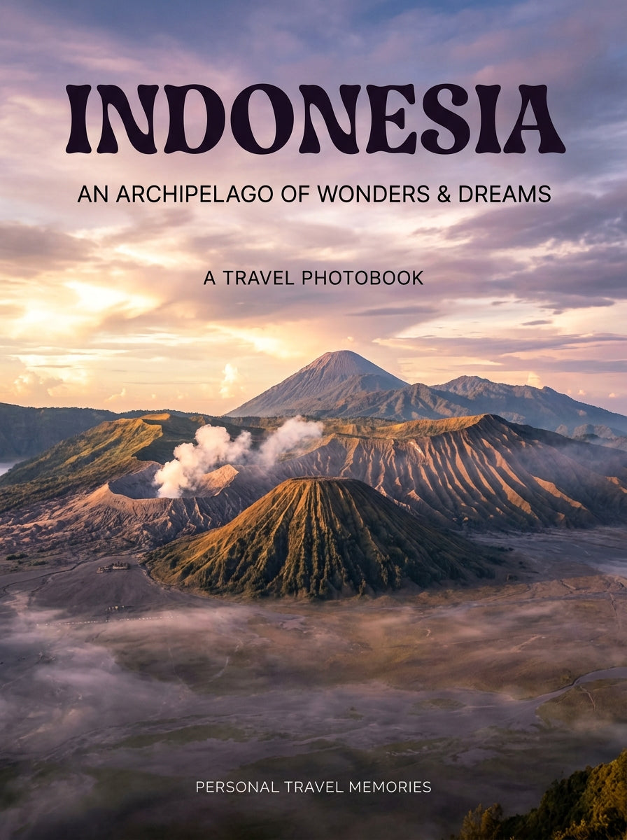 Indonesia Custom Travel Photobook